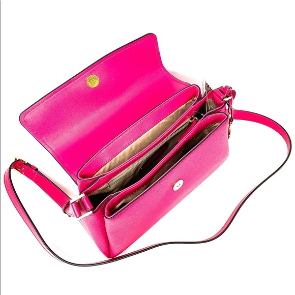 Michael Kors NWT Addison Messenger Bag Pink - Picture 4 of 16